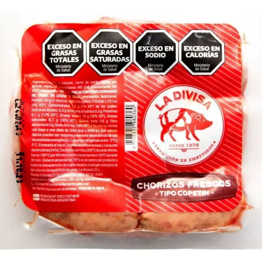 Chorizo Copetín - Embutidos - Beef Club
